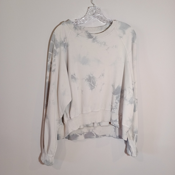 Lululemon Ready to Roll Crew in Shibori Dove Grey Cement Grey Size 6 - Picture 1 of 6